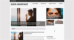 Desktop Screenshot of kayamanfaat.com