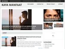 Tablet Screenshot of kayamanfaat.com